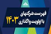 کتاب «فهرست شرکتهای با اولویت واگذاری در سال 1403» ارائه شد.