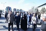 رونمایی از نوسازی ناوگان شرکت حمل و نقل بین‌المللی خلیج فارس با حضور رئیس‌کل سازمان خصوصی‌سازی